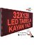 32X128CM Led Tabela Kayan Yazı - Kırmızı -Tek Taraflı Wifi Kablosuz Haberleşme 1