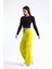 Kahverengi Bisiklet Yaka Uzun Kollu Fitilli Kaşkorse Crop Bluz 3