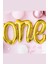 One Folyo Balon Gold Italik Birleşik 1 Yaş Balonu 110CM 2