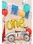 One Folyo Balon Gold Italik Birleşik 1 Yaş Balonu 110CM 3