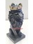 Dekoratif Küçük Aslan Kral Siyah 16 cm Polyester Biblo Hediyelik 2