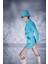 Tweed Elbise Mavi 4