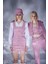 Tweed Elbise Pembe 2