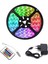 Rgb Şerit 5 Metre 16 Renkli Kumandalı Adaptörlü Çift Taraflı Bant 1