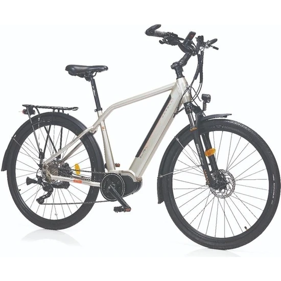 Corelli E-Lıte-L Elektrikli Erkek Şehir Bisiklet 48CM Hd 28 Jant 10 Vites Gray