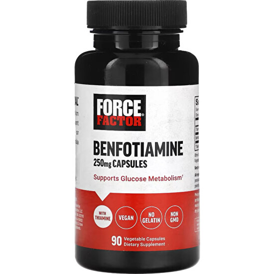 Force Factor Benfotiamine, 250 mg, 90 Vegetable Capsules