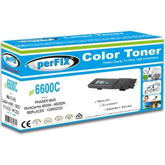 Perfix Pf 6600-6605 (106R02233) Toner Mavi 6k