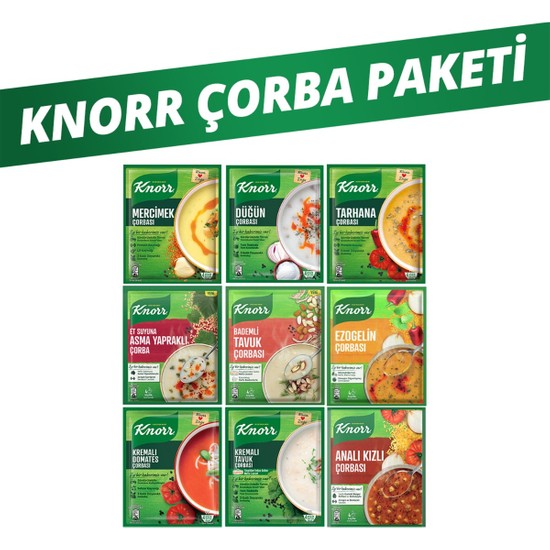 Knorr Çorba Paketi 9lu