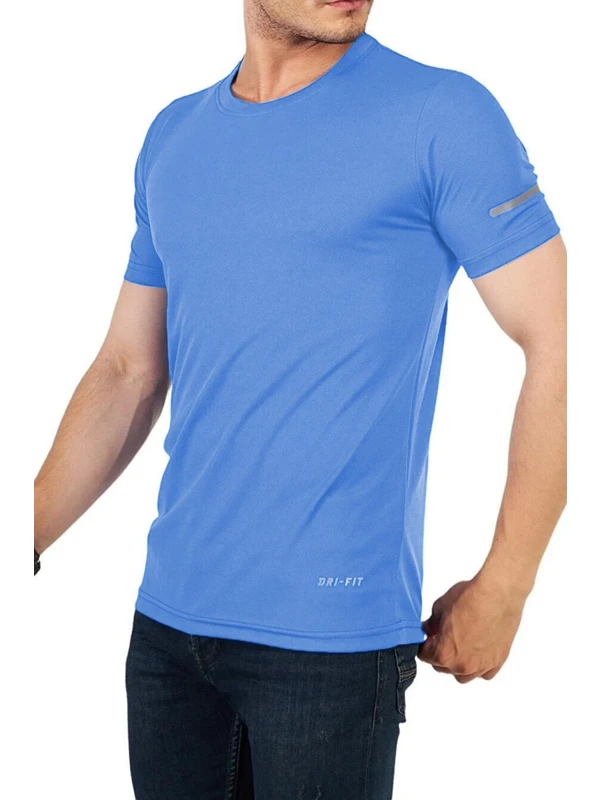 Ghassy Co. Erkek Nem Emici Hızlı Kuruma Atletik Teknik Performans T-Shirt