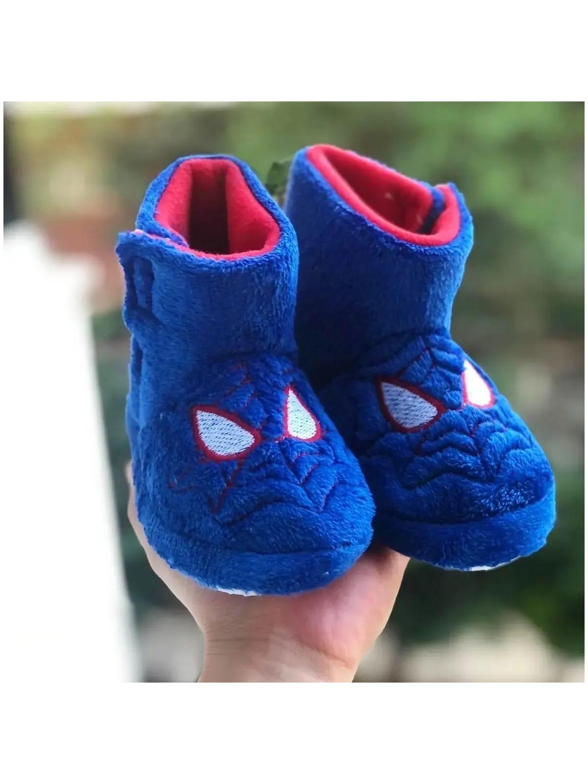 MyChild Mychild Spiderman Figürlü Çocuk Panduf ,ev Ayakkabısı , Kaydırmaz Taban Panduf , Anaokulu Kreş Ayakkabısı,warm