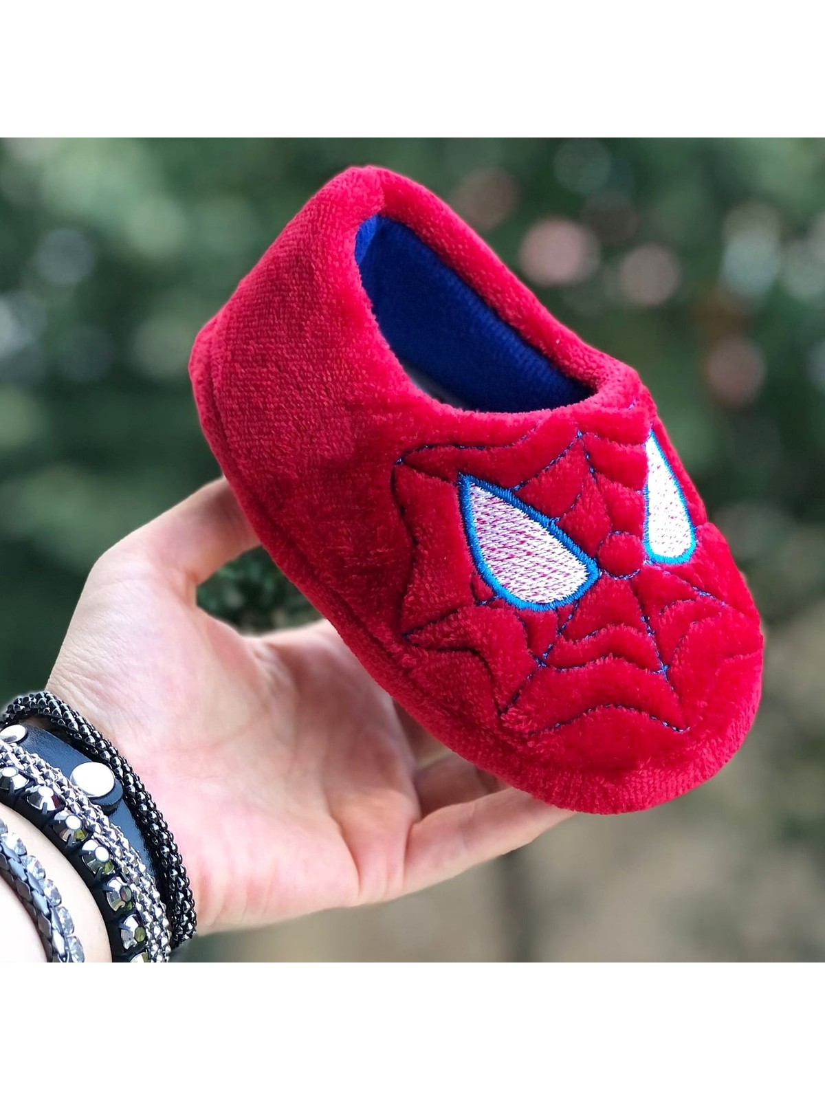MyChild Mychild Spiderman Figürlü Çocuk Panduf ,ev Ayakkabısı , Kaydırmaz Taban Panduf , Anaokulu Kreş Ayakkabısı,warm - Görsel 5