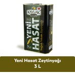 Kavlak Zeytin Yeni Hasat Soğuk Sıkım Zeytinyağı 3 Lt Filtre Edilmemiş Doğal Aromalı Ürün