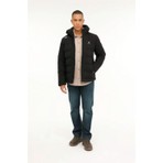 Lumberjack Ml Acelın Coat 3Pr Siyah Erkek Kısa Kaban