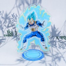 Aliallullua Anime Dragon Ball Z Süper Saiyan Son Goku Gohan Broli Frieza Akrilik Standı Figürleri Modeli Masaüstü Süsler Arkadaş Hediye (Yurt Dışından)