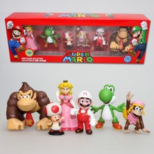 Aliallullua Süper Mario Anime Bebek Mario Bros Luigi Yoshi Modeli Orijinal Süsler Action Figure Karikatür Odyssey Noel Hediyesi Toplayın (Yurt Dışından)