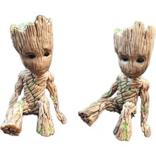 Aliallullua Marvel Legends Avengers Guardians Galaxy Groot Aksiyon Figürü Pvc 6 cm Figma Modeli Koleksiyonu Dekorasyon Oyuncaklar Hediyeler Bebekler (Yurt Dışından)