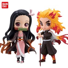 Aliallullua 15CM Anime Iblis Avcısı Figürü Nezuko Tanjirou Zenitsu Inosuke Kyoujurou Giyuu Kawaii Qposket Figürlü Pvc Modeli Hediye Toplamak (Yurt Dışından)