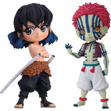 Aliallullua 15CM Anime Iblis Avcısı Figürü Nezuko Tanjirou Zenitsu Inosuke Kyoujurou Giyuu Kawaii Qposket Figürlü Pvc Modeli Hediye Toplamak (Yurt Dışından)