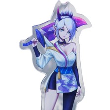 Aliallullua Ayakta Kart Çok Fonksiyonlu Sağlam Akrilik Anime Kassadin Jinx Şekil Kartı Komik Sergi Için (Yurt Dışından)