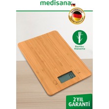 Medisana 48430 Antibakteriyel Bambu Mutfak Baskülü