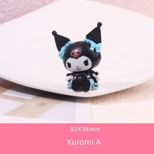 Aliallullua Anime Sanrio Şekil Melody Аниме Фигурки Kuromi Aksiyon Figürleri Koleksiyon Modeli Süs Araba Dekorasyon Çocuklar Kızlar Için Hediye (Yurt Dışından)