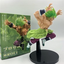 Aliallullua Anime Dragon Ball Z Şekil Broly Süper Saiyan Broli Yeşil Saç Pvc Action Figure Goku Vegeta Dövüş Modeli Oyuncak (Yurt Dışından)