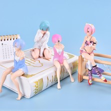 Aliallullua Anime Rem Re: Sıfırdan Farklı Bir Dünyada Hayat Aksiyon Figürü Kawaii Kız Sakura Kimono Pijama Rem Pvc Koleksiyon Model Oyuncak (Yurt Dışından)