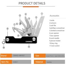 Grand Harvest Ghk4-1 Multi Fonksiyonel Çakı