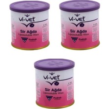 Vi-Vet 240 ml x 3 Adet Pudralı Sir Ağda Liposoluble Wax ile Kolay Uygulama