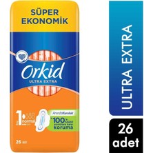 Orkid  Hijyenik Ped Ultra Extra 26'lı Normal 8001841560977  Hijyenik Ped
