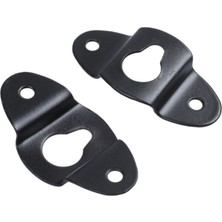Plmxsi 10PCS Ses Hoparlör Duvara Monte Demir Askı Plakası Siyah 4.8cm Uzun (Yurt Dışından)