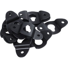 Plmxsi 10PCS Ses Hoparlör Duvara Monte Demir Askı Plakası Siyah 4.8cm Uzun (Yurt Dışından)