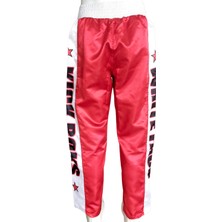 Whiteface Kick Boks Pantolonu (Kırmızı-Beyaz)