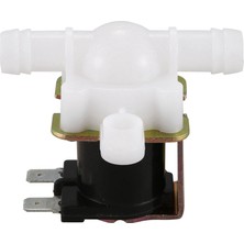 Plmxsi Zoroom 2x 3/8 Inç 12VDC Hortum Dikenli Elektrikli Solenoid Valf Plastik 12-Volt Dc Musluklar Için Içme Çeşmeleri, Beyaz ve Siyah (Yurt Dışından)