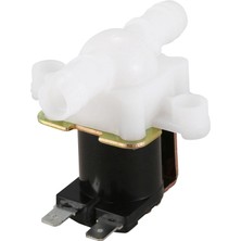 Plmxsi Zoroom 2x 3/8 Inç 12VDC Hortum Dikenli Elektrikli Solenoid Valf Plastik 12-Volt Dc Musluklar Için Içme Çeşmeleri, Beyaz ve Siyah (Yurt Dışından)