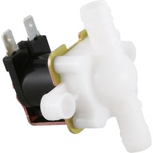 Plmxsi Zoroom 2x 3/8 Inç 12VDC Hortum Dikenli Elektrikli Solenoid Valf Plastik 12-Volt Dc Musluklar Için Içme Çeşmeleri, Beyaz ve Siyah (Yurt Dışından)