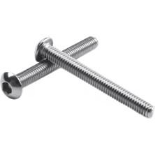 Plmxsi Srıwen Paslanmaz Çelik Düğme Başlı Vida, Altıgen Soket Cıvatalar Tip:m3 / 3mm Cıvata Boyutu:m3 x 25MM Paket Adedi:30 (Yurt Dışından)