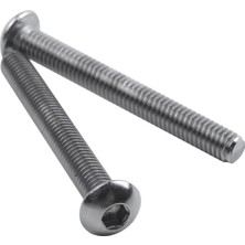 Plmxsi Srıwen Paslanmaz Çelik Düğme Başlı Vida, Altıgen Soket Cıvatalar Tip:m3 / 3mm Cıvata Boyutu:m3 x 25MM Paket Adedi:30 (Yurt Dışından)