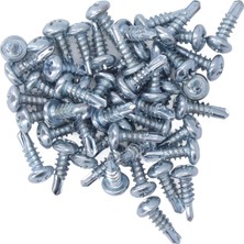 Plmxsi 50 Adet 4.2X13MM Kendinden Vuran Vidalar Ev Kurulumu Için Tam Dişli Galvanizli Metal Sondaj (Yurt Dışından)