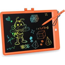 Yangmei LCD Yazma Tableti, 10 Inç Renkli Yürümeye Başlayan Çocuk Doodle Tahtası Çizim Tableti, Silinebilir Yeniden Kullanılabilir Elektronik Çizim Pedleri, 3-6 Yaşındaki Erkek ve Kız Çocuk (Yurt Dışından)