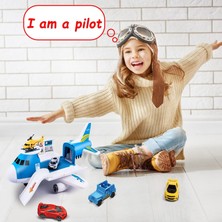 Yangmei Araba Oyuncak Helikopter Seti ile Uçak Oyuncak, Ayırın Erkek Kız Için Uçak Oyuncak Yürümeye Başlayan Çocuk Kargo Taşıma Paw Patrol Yaş 2 3 4 5 6 8 Yaşında Yürümeye Başlayan Çocuk 5 (Yurt Dışından)