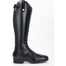 Tattini Unisex Hakiki Deri Siyah M/l Binici Cizmesi Çizme 990 Akıta Cızme Black-(M/l)