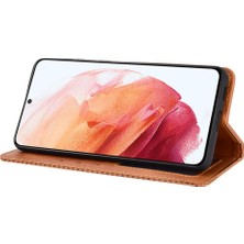 YH Market Samsung Galaxy S21 Artı 5g Manyetik Kapatma Cüzdan Pu Deri Telefon Kılıfı (Yurt Dışından)