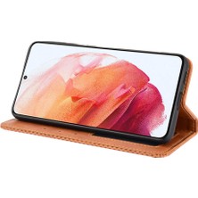 YH Market Samsung Galaxy S21 Fe 5g Pu Deri Manyetik Kapatma Cüzdan Telefon Kılıfı (Yurt Dışından)