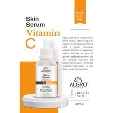 Algro C Vitamini & Hyaluronik Asit Extra Parlak Aydınlatıcı ve Leke Karşıtı Yüz Serumu 30 ml