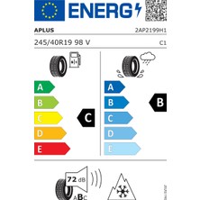 Aplus 245/40 R19 98V Xl A702 Oto Kış Lastiği ( Üretim Yılı: 2023 )