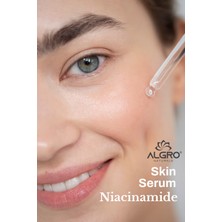 Algro Niacinamide Cilt Bakım Serumu Sivilce, Siyah Nokta Karşıtı 30 Ml Niacinamide 6 +Zinc Pca  1,5