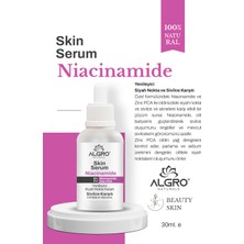 Algro Niacinamide Cilt Bakım Serumu Sivilce, Siyah Nokta Karşıtı 30 Ml Niacinamide 6 +Zinc Pca  1,5