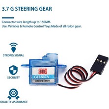 Bettyabecky Ma Yeni Mikro 3.7g Mini Servo Kontrol Aeromodelling Uçak Uçuş Yönü Için (Yurt Dışından)