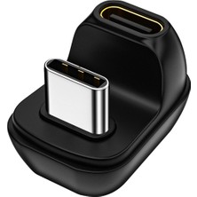 Bettyabecky Tip-C Adaptör C Erkek - C Dişi U-Tipi Usb4.0/2.0 Şarj Yüksek Hızlı Iletim Dönüştürücü (Yurt Dışından)